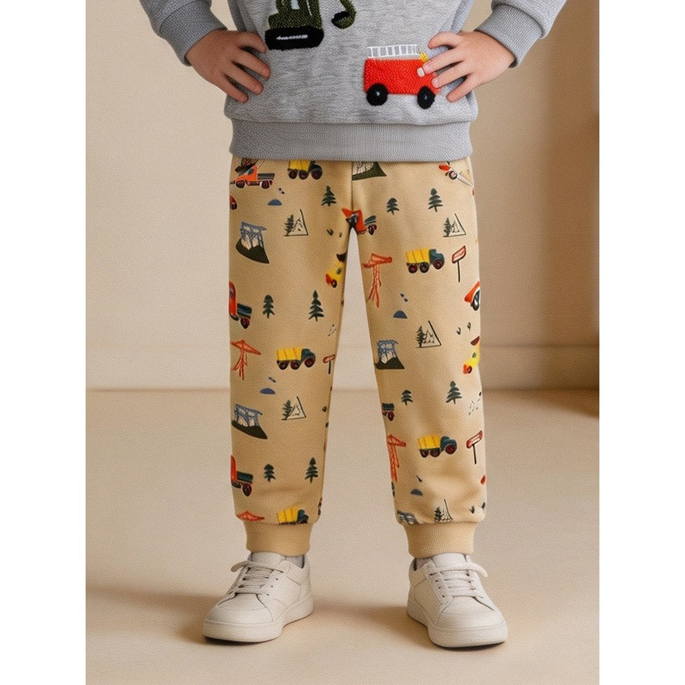 Casual Cartoon Pants for Boys