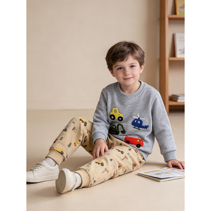 Casual Cartoon Pants for Boys