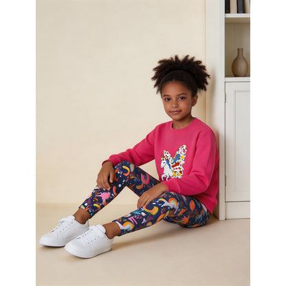 Cartoon Pattern Pants for Girls