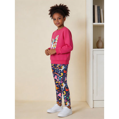 Cartoon Pattern Pants for Girls