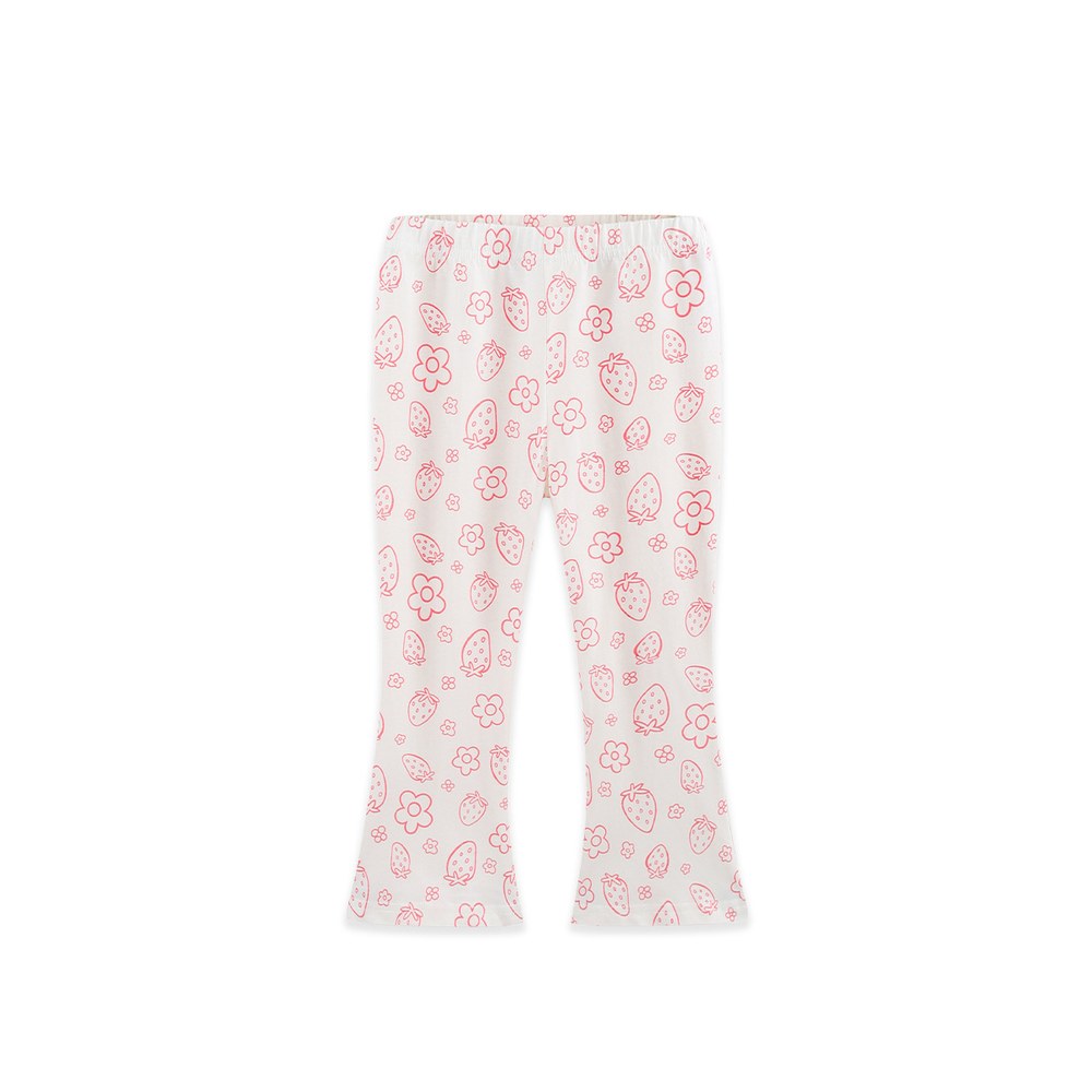 Fruits and Flowers Pattern Pants for Girls