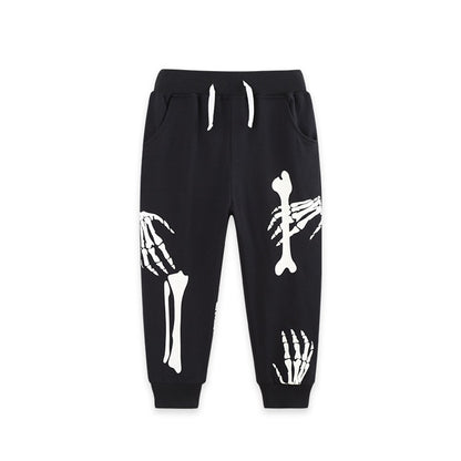 Halloween Cartoon Pattern Pants for Boys