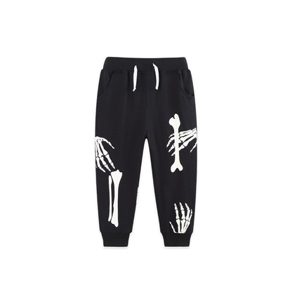 Halloween Cartoon Pattern Pants for Boys
