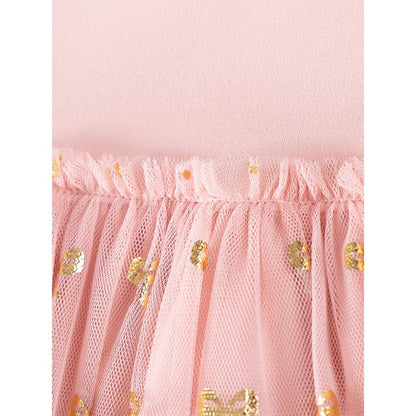 Baby Kids Girls Butterfly-bows Pattern Tulle Dress