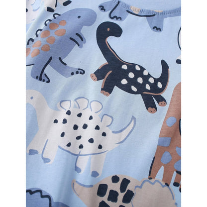 Baby Kids Boys Long Sleeves Dinosaurs Pattern Top