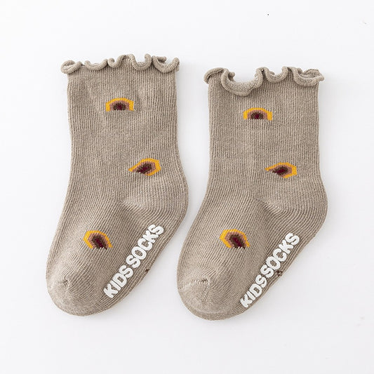 Baby Kids Cute Flowers Pattern Socks