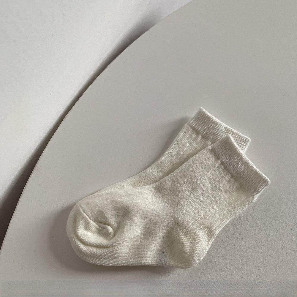 Baby Kids Plain Socks