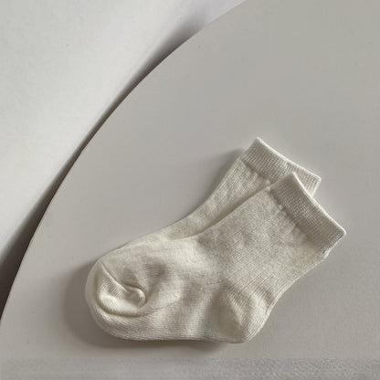 Baby Kids Plain Socks