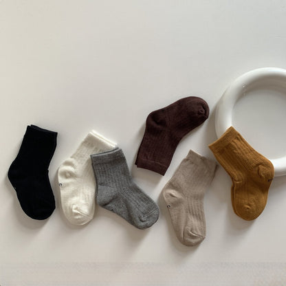 Baby Kids Plain Socks