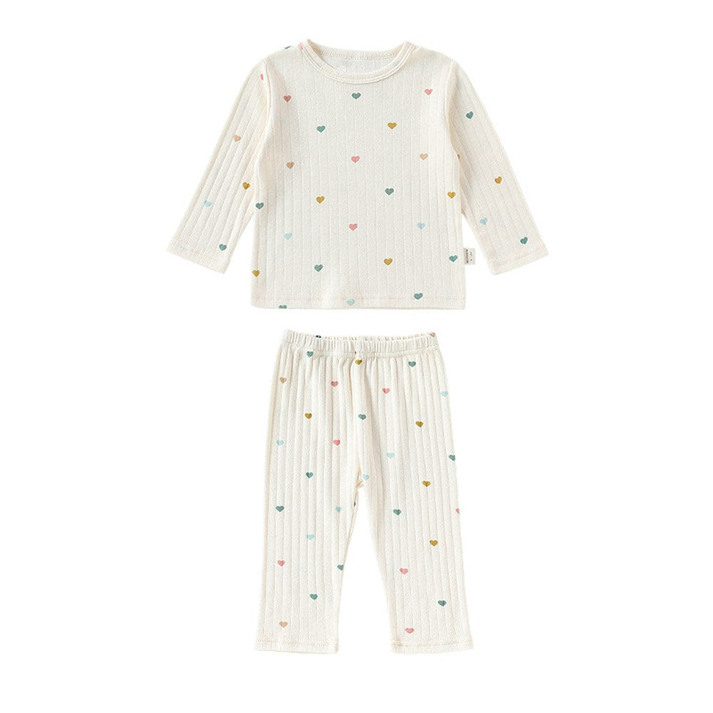 Baby Kids Long Sleeves Top and Pants 2-piece Pajamas Clothing Set