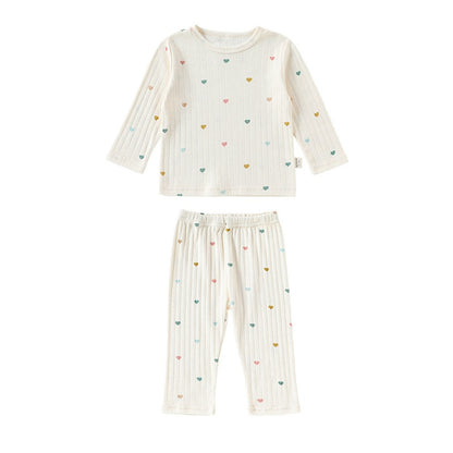Baby Kids Long Sleeves Top and Pants 2-piece Pajamas Clothing Set