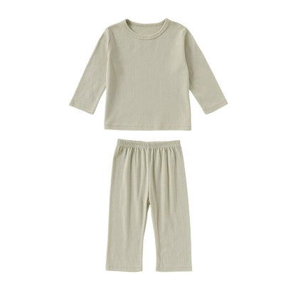 Baby Kids Long Sleeves Top and Pants 2-piece Pajamas Clothing Set
