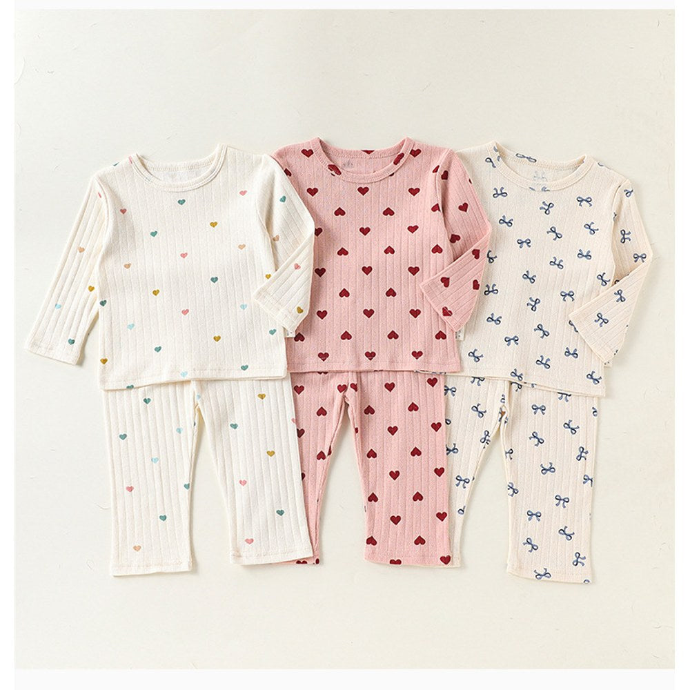Baby Kids Long Sleeves Top and Pants 2-piece Pajamas Clothing Set