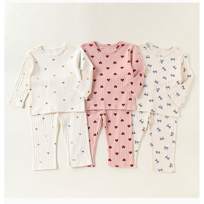 Baby Kids Long Sleeves Top and Pants 2-piece Pajamas Clothing Set