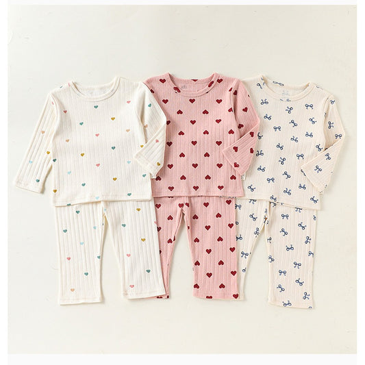 Baby Kids Long Sleeves Top and Pants 2-piece Pajamas Clothing Set