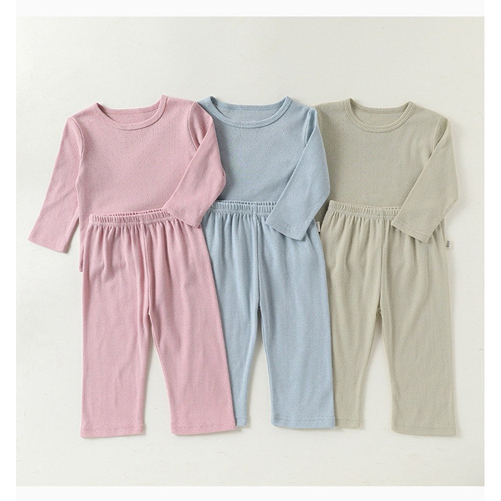 Baby Kids Long Sleeves Top and Pants 2-piece Pajamas Clothing Set