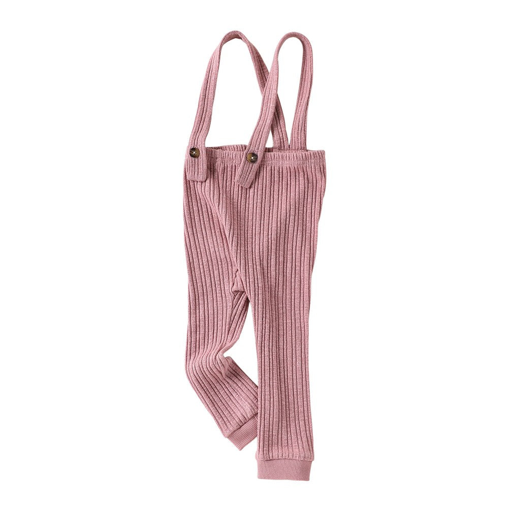 Baby Sleeveless Plain Overalls