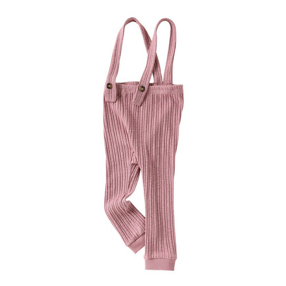 Baby Sleeveless Plain Overalls