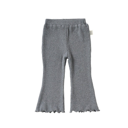 Plain Flared Pants for Girls
