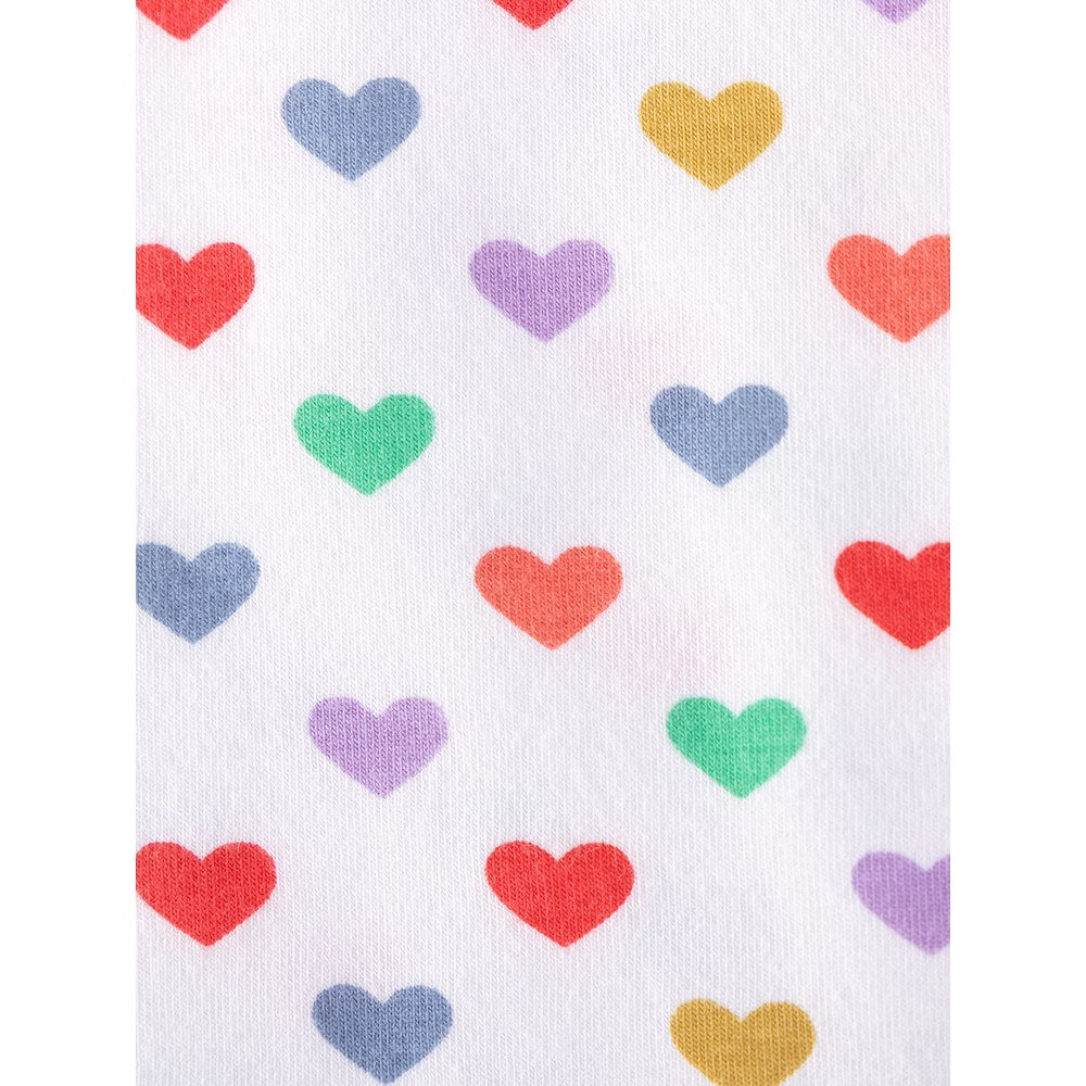 Baby Kids Girls Colorful Hearts Pattern Long Sleeves Top and Pants 2-piece Clothing Set