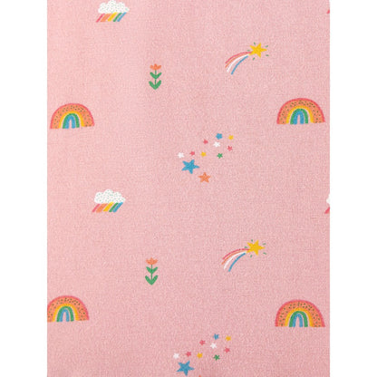 Baby Kids Girls Rainbow Pattern Long Sleeves Top and Pants 2-piece Clothing Set