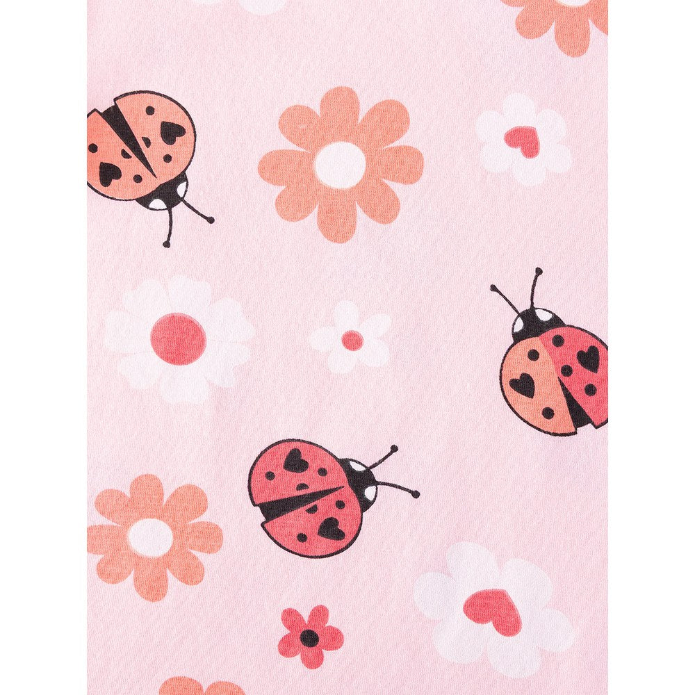 Baby Kids Girls Cartoon and Flowers Pattern Long Sleeves Top and Pants 2-piece Clothing Set