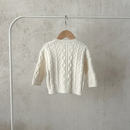 Baby Kids Comfortable Knitted Long Sleeves Cardigan
