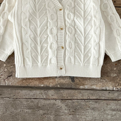 Baby Kids Comfortable Knitted Long Sleeves Cardigan