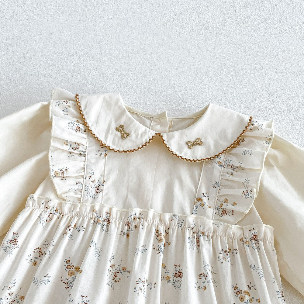 Baby Girls Floral Long Sleeves Romper