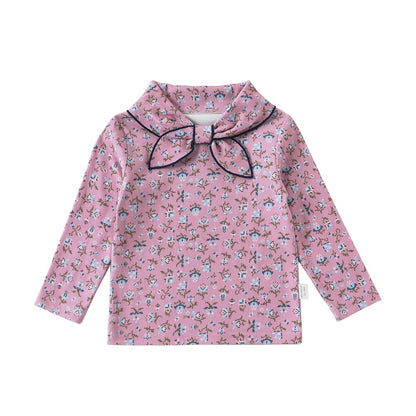 Baby Kids Girls Long Sleeves Floral Pattern Top