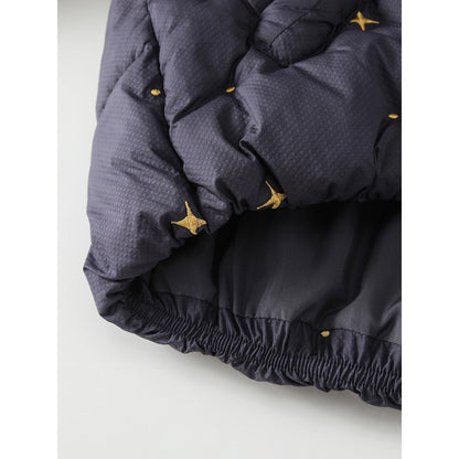 Boys' Stars Embroidered Cotton-Padded Zip-up Coat