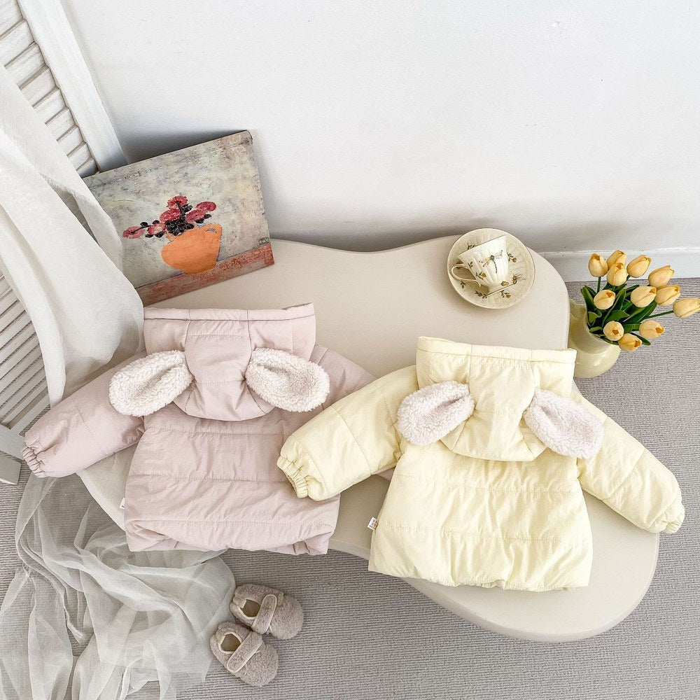 Baby Kids Girls Flowers Pattern Long Sleeves Coat and Flared Pants 2-piece Clothing Set