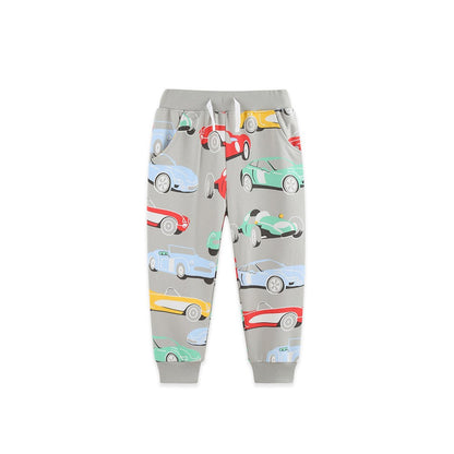 Casual Cartoon Pants for Boys
