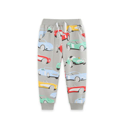 Casual Cartoon Pants for Boys