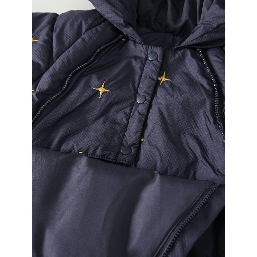 Baby Stars Pattern Cotton-Padded Romper