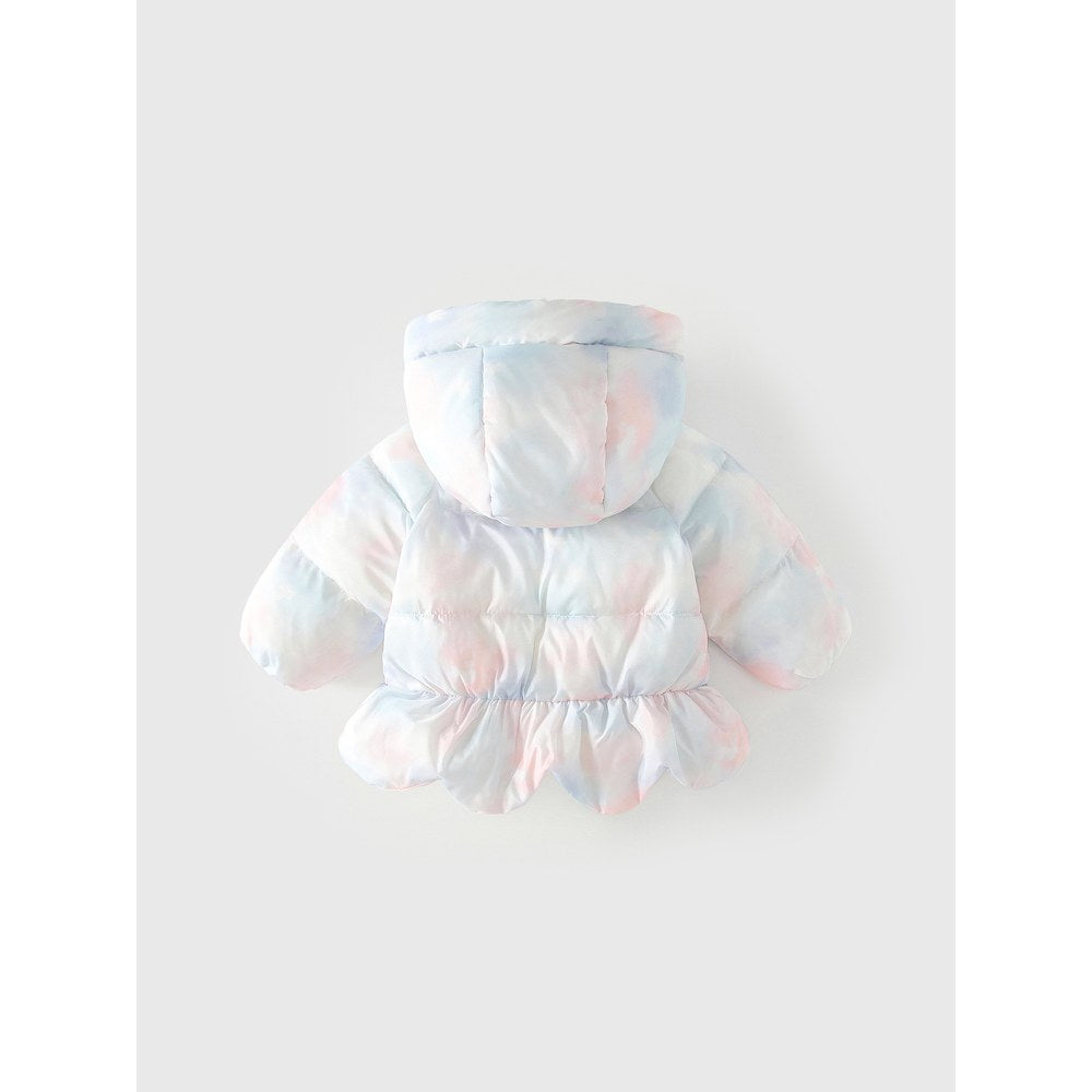 Girls' Gradient Cotton-Padded Coat