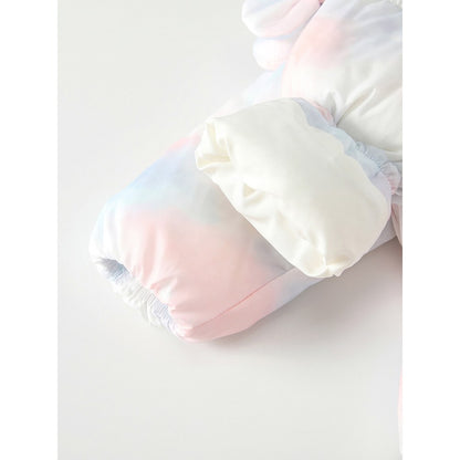 Girls' Gradient Cotton-Padded Coat