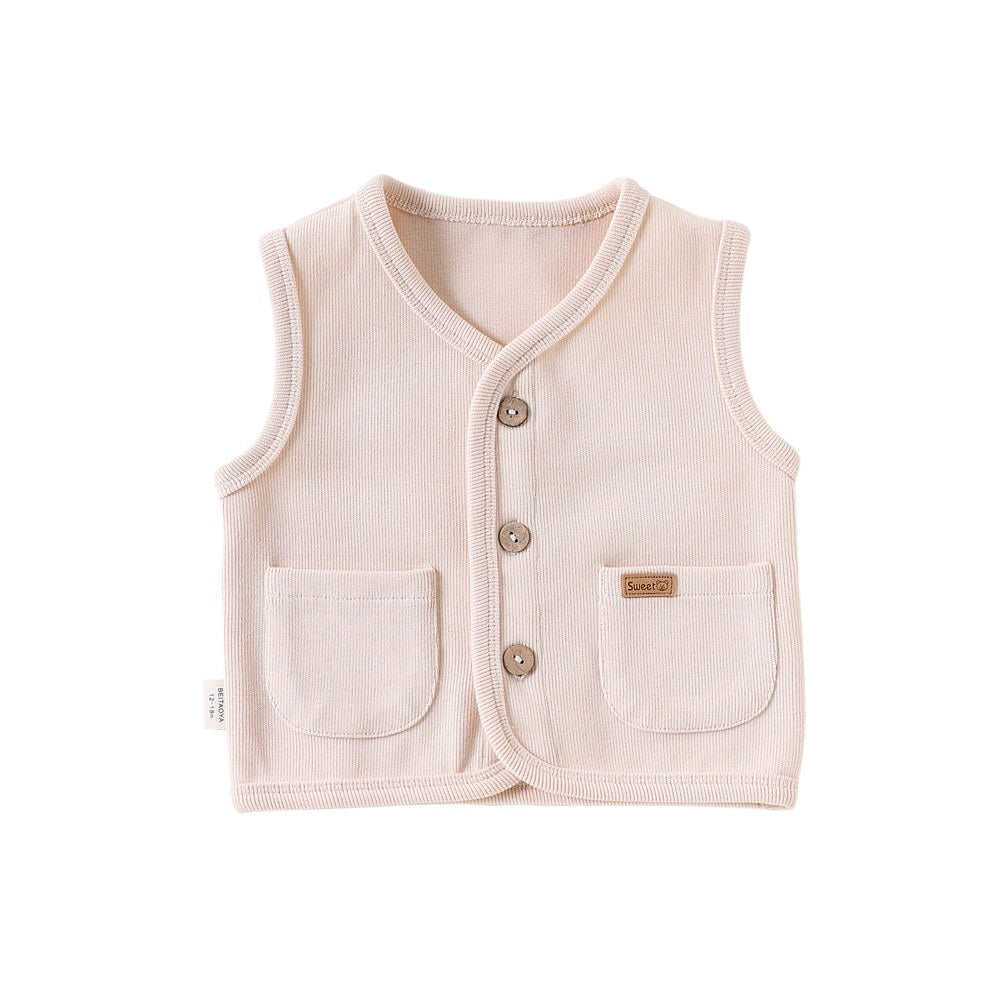 Baby Kids Sleeveless Wear-Outside Vest