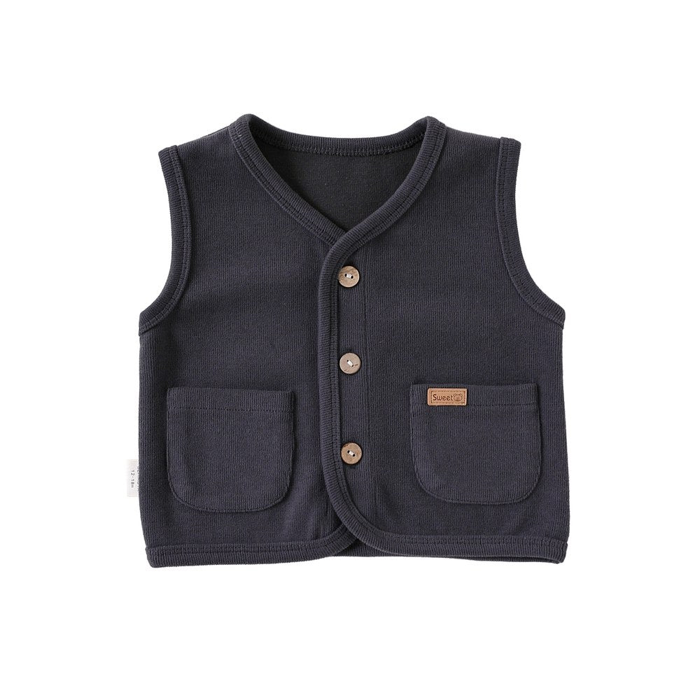 Baby Kids Sleeveless Wear-Outside Vest
