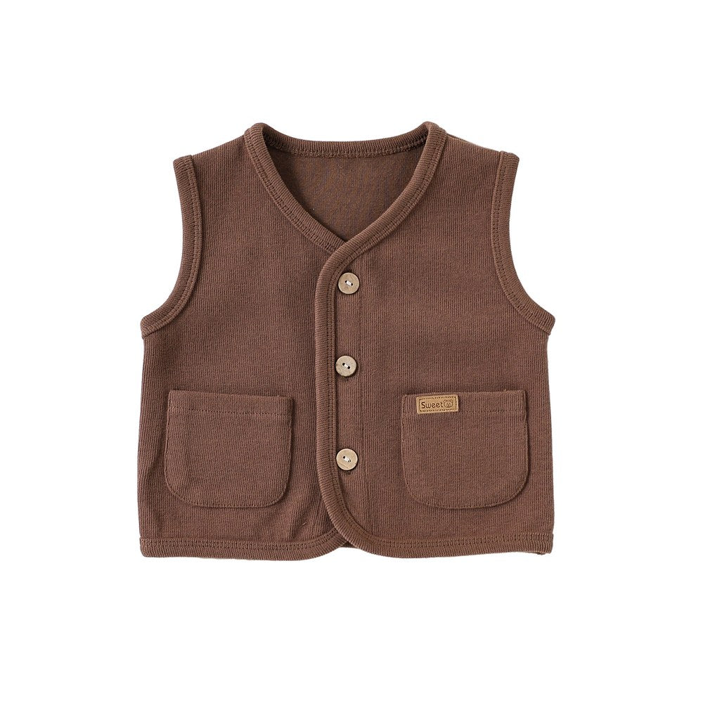 Baby Kids Sleeveless Wear-Outside Vest