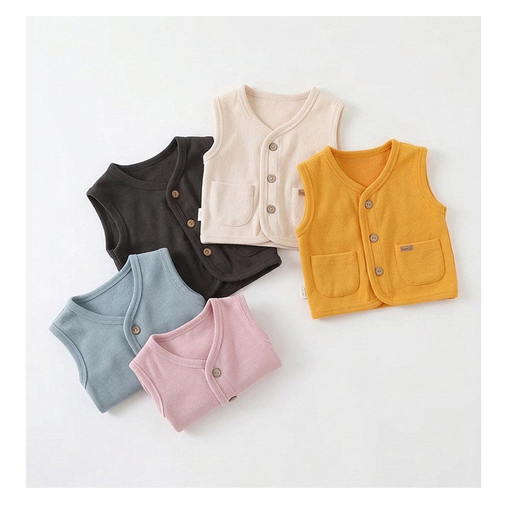 Baby Kids Sleeveless Wear-Outside Vest