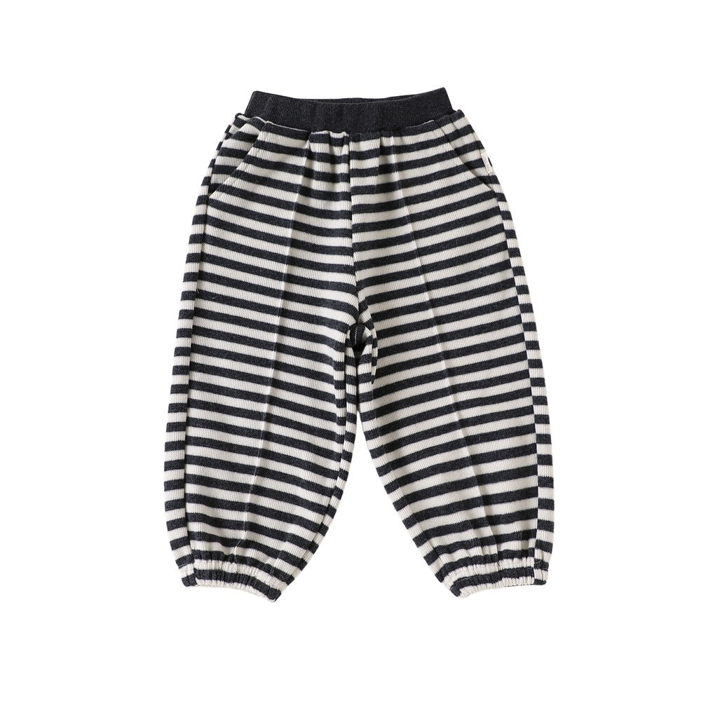 Baby Kids Long Sleeves Striped Pattern Top and Pants 2-piece Clothing Set