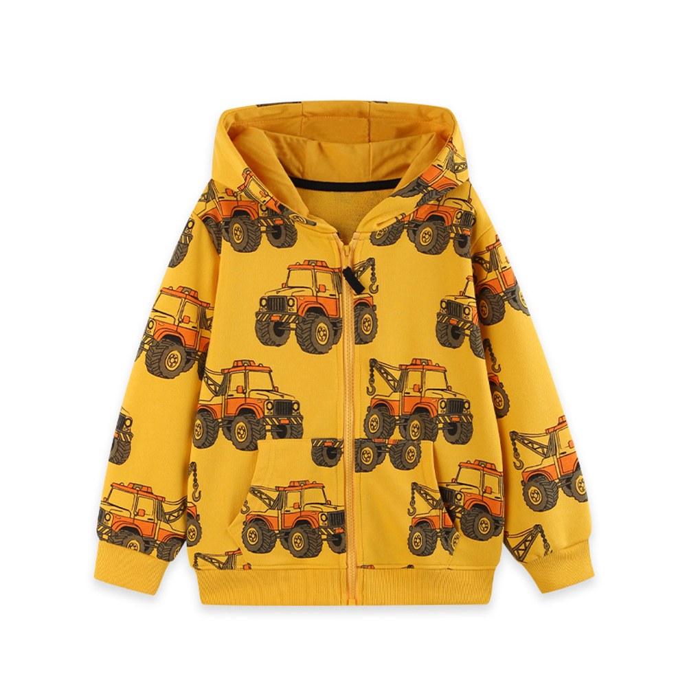 Baby Kids Boys Cartoon Pattern Coat