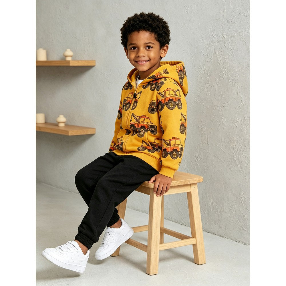 Baby Kids Boys Cartoon Pattern Coat