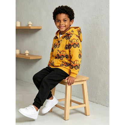 Baby Kids Boys Cartoon Pattern Coat
