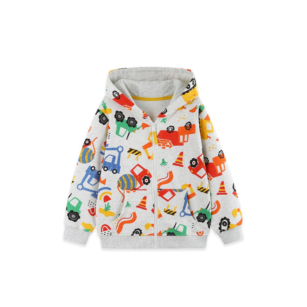 Baby Kids Boys Cartoon Pattern Coat