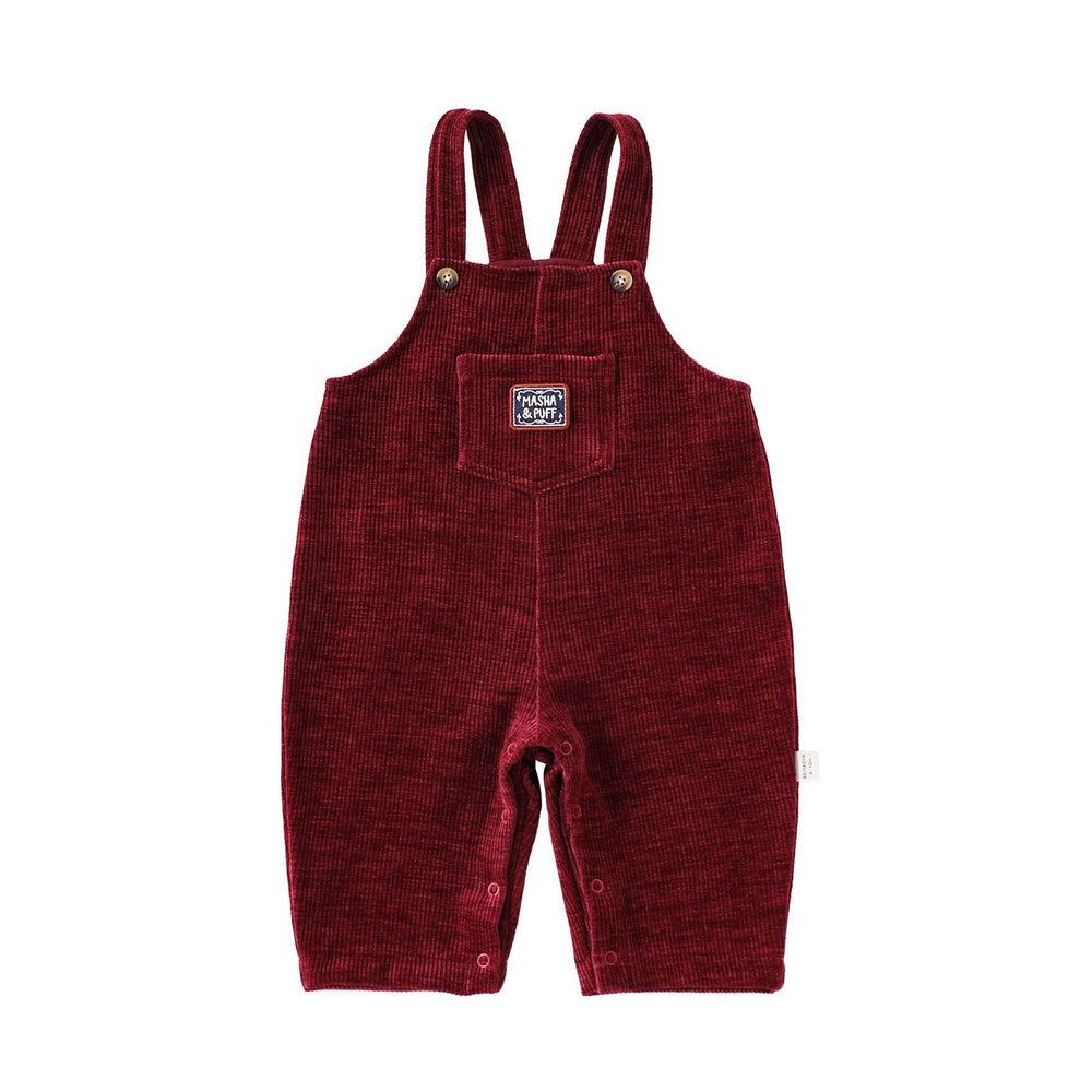 Baby Kids Unisex Sleeveless Corduroy Strap Rompers Overalls