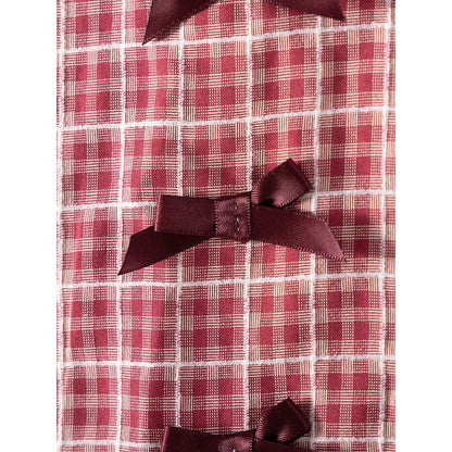 Baby Kids Girls Princess Plaid Pattern Long Sleeves Peter Pan Collar Dress