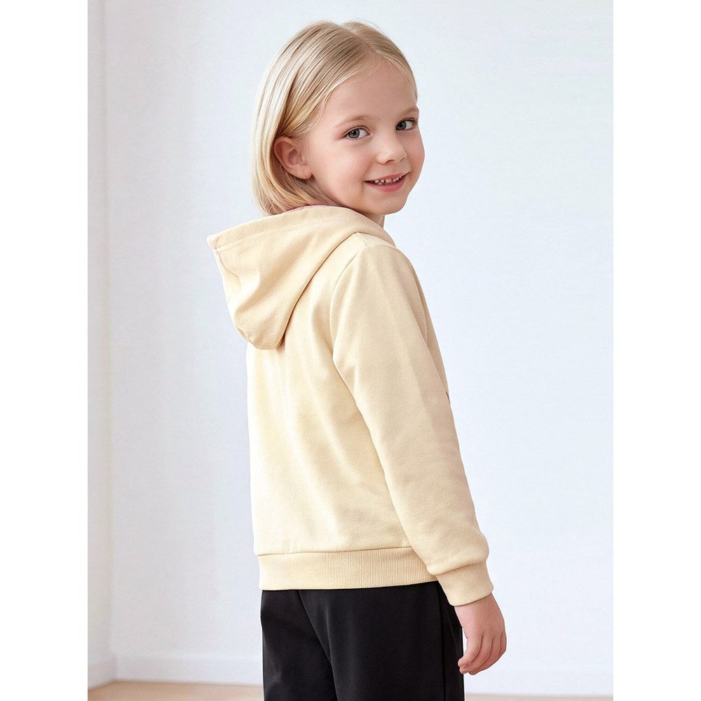 Baby Kids Girls Animals Cartoon Pattern Hooded Coat