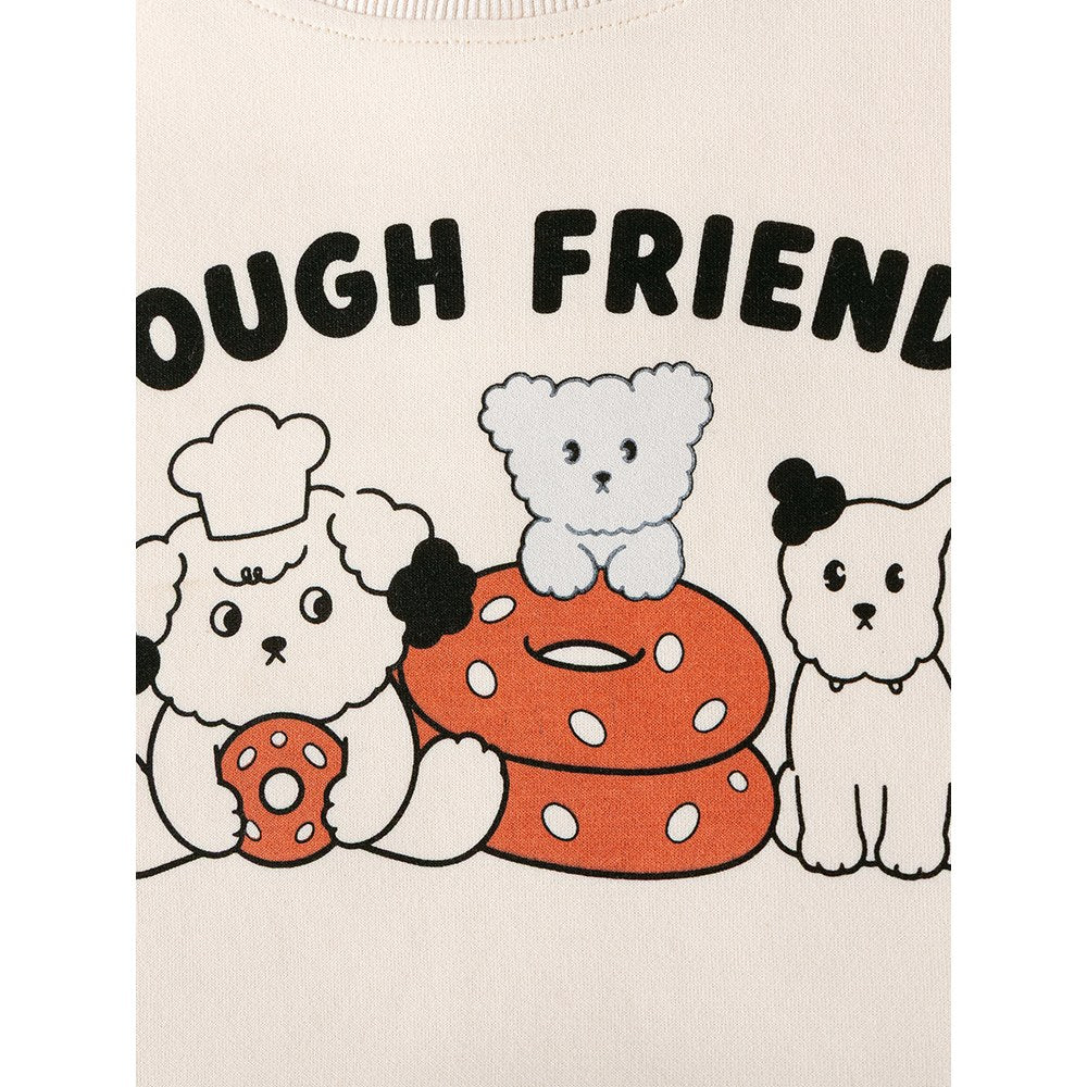 Baby Kids Girls Long Sleeves Cartoon Pattern Pullover
